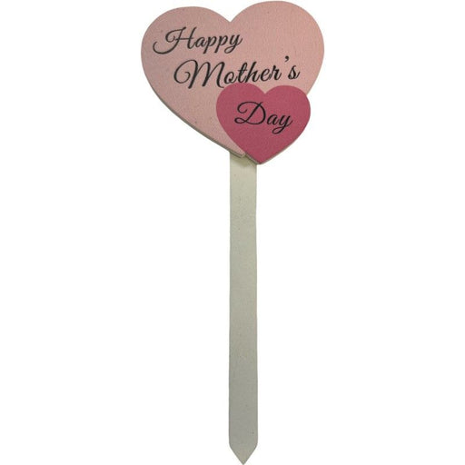 12 x Happy Mother's Day Pick - Pink Heart