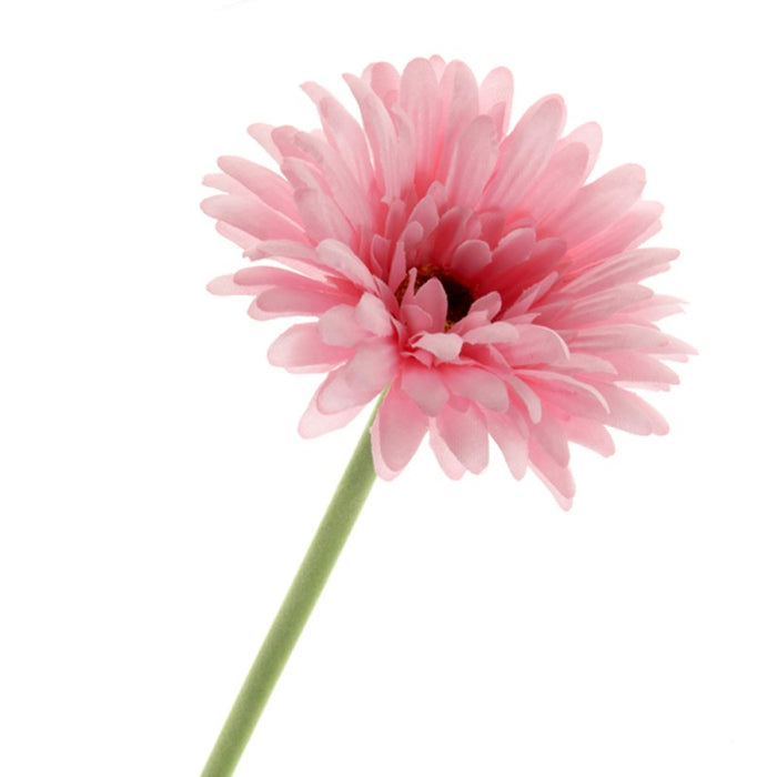 Single Gerbera Flower Stem x 60cm - Pink