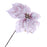 Single Glittered Poinsettia - Pink (25cm diameter, 53cm long)