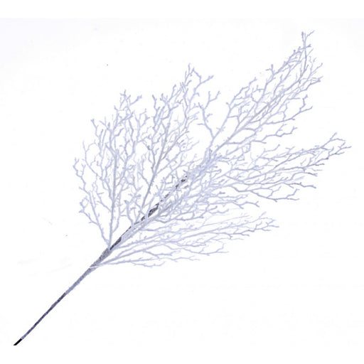 Snowy Branch - White - 70cm long