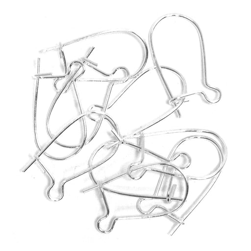 Pack of 10 Silver Kidney Ear Wire - Earring Making!