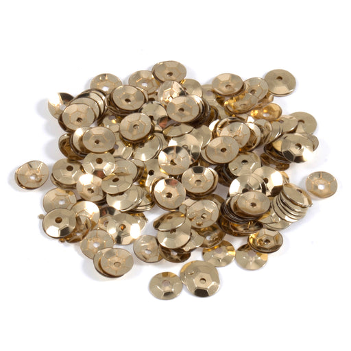 500 Gold Cup Sequins 5mm Size