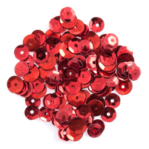 500 Red Cup Sequins 5mm Size