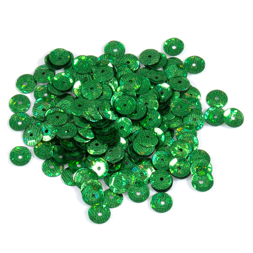 500 Green Cup Sequins 5mm Size