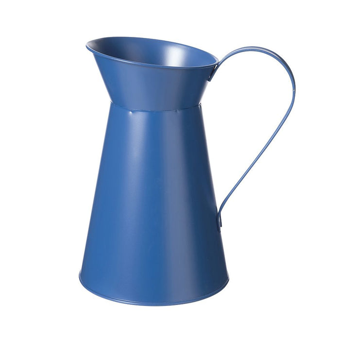 Elijah Zinc Metal Jug x 25cm - Blue