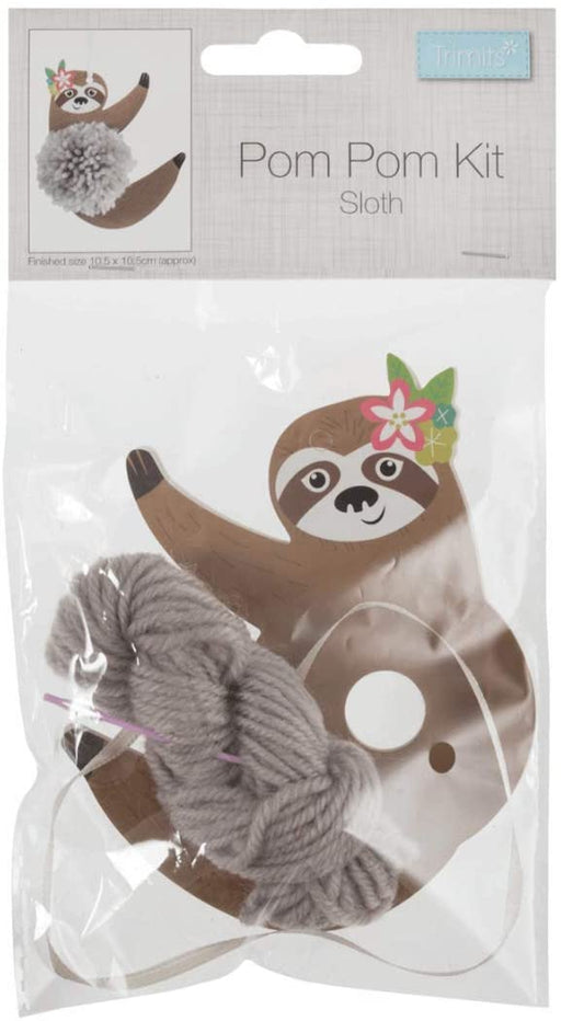 Pom Pom Craft Kit for Kids - Sloth