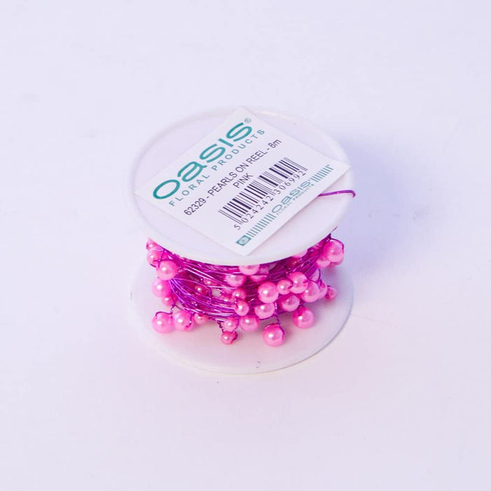 4/6mm Pearls on Reel - Pink