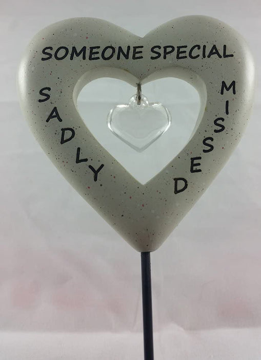 Memorial Heart Stick - Someone Special