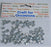 Stick on Craft Embellishments - Silver Round Gems - 80pcs - 8mm size approx