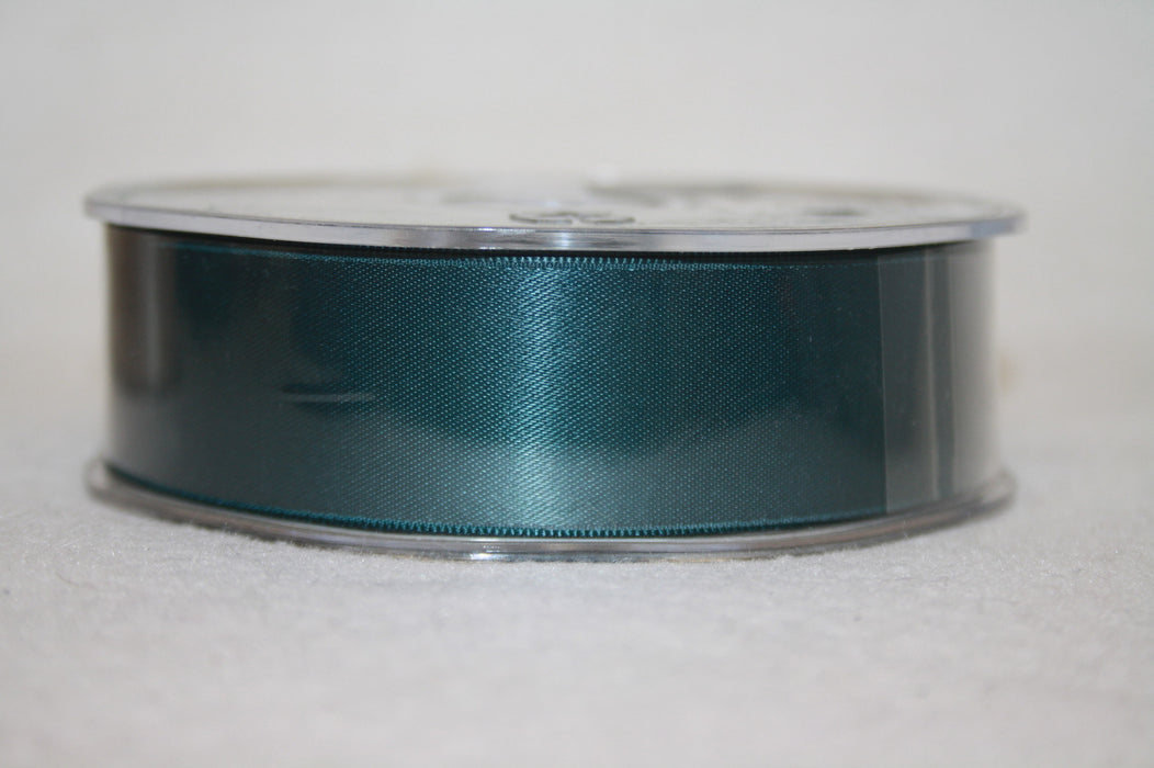 25mm x 20m Double Faced Green Satin Ribbon