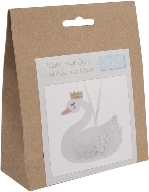 Make Your Own Felt Swan & Crown