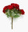 9 Head Rose & Blossom Bush x 31cm - Red