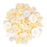 Bag of Craft Buttons: Assorted Light Yellow: 50g