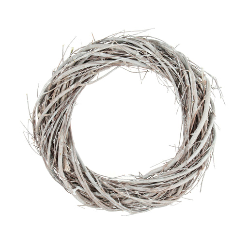 Grey Willow Wreath Base: Willow - 20cm
