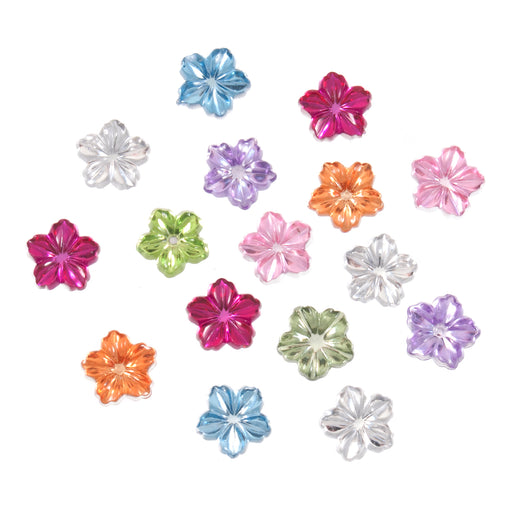 Craft Embellishments Jewel Flowers Pack of 49