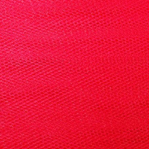 Flare Free Dress Net Fabric x 132cm - Cherry