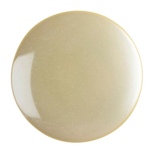 16mm-Pack of 6, Flat Shiny Yellow Buttons