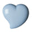 8mm-Pack of 7, Blue Heart Buttons