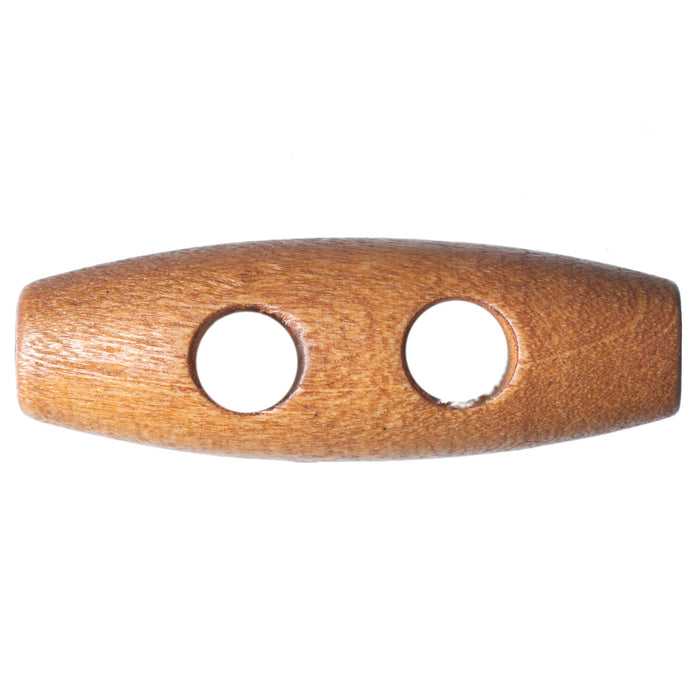 25mm-Pack of 3, Wooden Toggle Buttons , two hole.