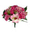 24 Stem Rose Carnation & Alstroemeria Flower Bush x 36cm - Pink