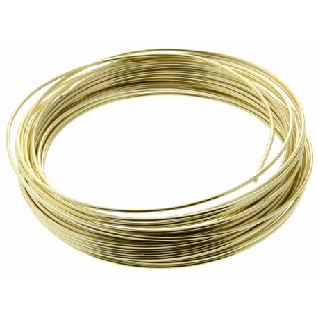 Aluminium Wire Gold 2mm Width 100g AW1108