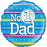 Number 1 Dad 18" Foil Balloon - Father's Day Celebration Birthday Balloon