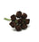 8 Head Foam Rose Bud Bunch - Brown