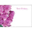 Pack of 50 Florist Cards - Best Wishes Pink Hydrangeas