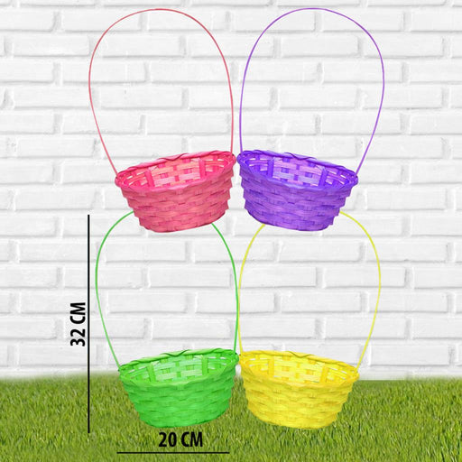 Plain Colour Easter Basket - Colour at Random