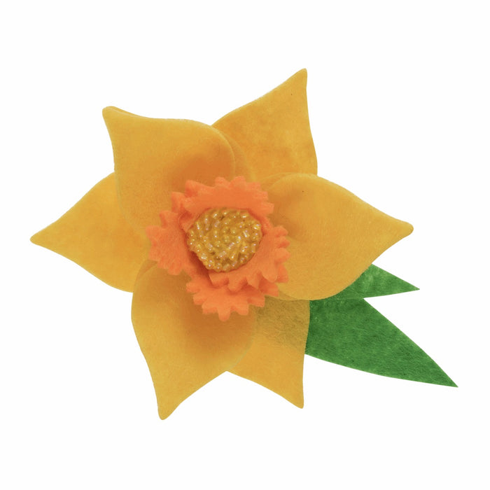 Make Your Own Felt Daffodil Brooch Kit