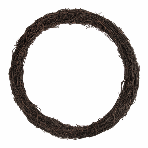 Dark Rattan Wreath Base x 30.5cm/12in