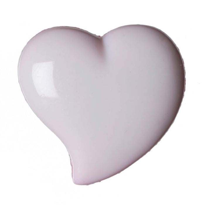 Discontinued 8mm-Pack of 7, Pink Heart Buttons