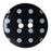 23mm-Pack of 3, Black Spotty Polkadot Buttons