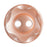 16mm-Pack of 4, Dark Peach Wave Buttons