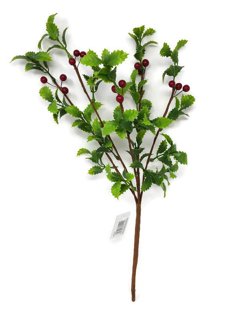 57CM Winter Artificial White Berry Branch Berries Fake Plant