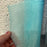 1 Metre Japanese Crystal Organza Fabric x 112cm / 44" - Turquoise Blue