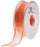 Peach 10mm Satin Edge Organza x 25m