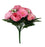 22 Stem Rose Gerbera & Ranunculus Flower Bush  - Coral/Pink